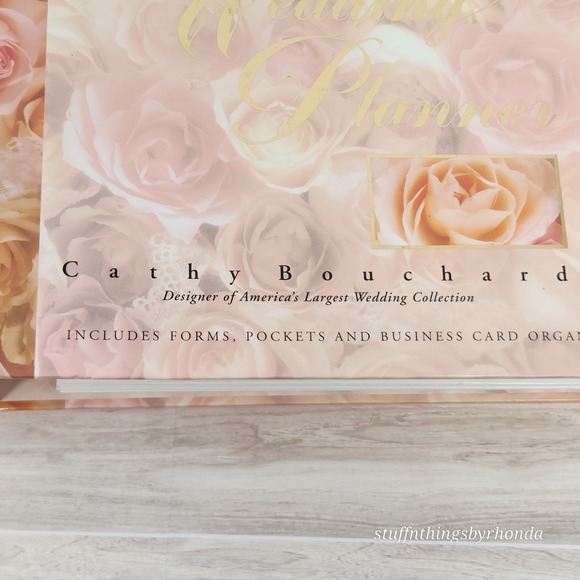 New! "Your Perfect Wedding Planner" Book by Cathy Bouchard, 10"x11"‎ Hard Cover - Picture 4 of 12